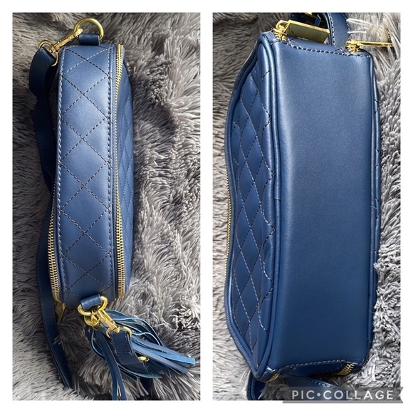 NWOT Joy & Iman 3-pc Quilted Leather Set - Picture 12 of 16